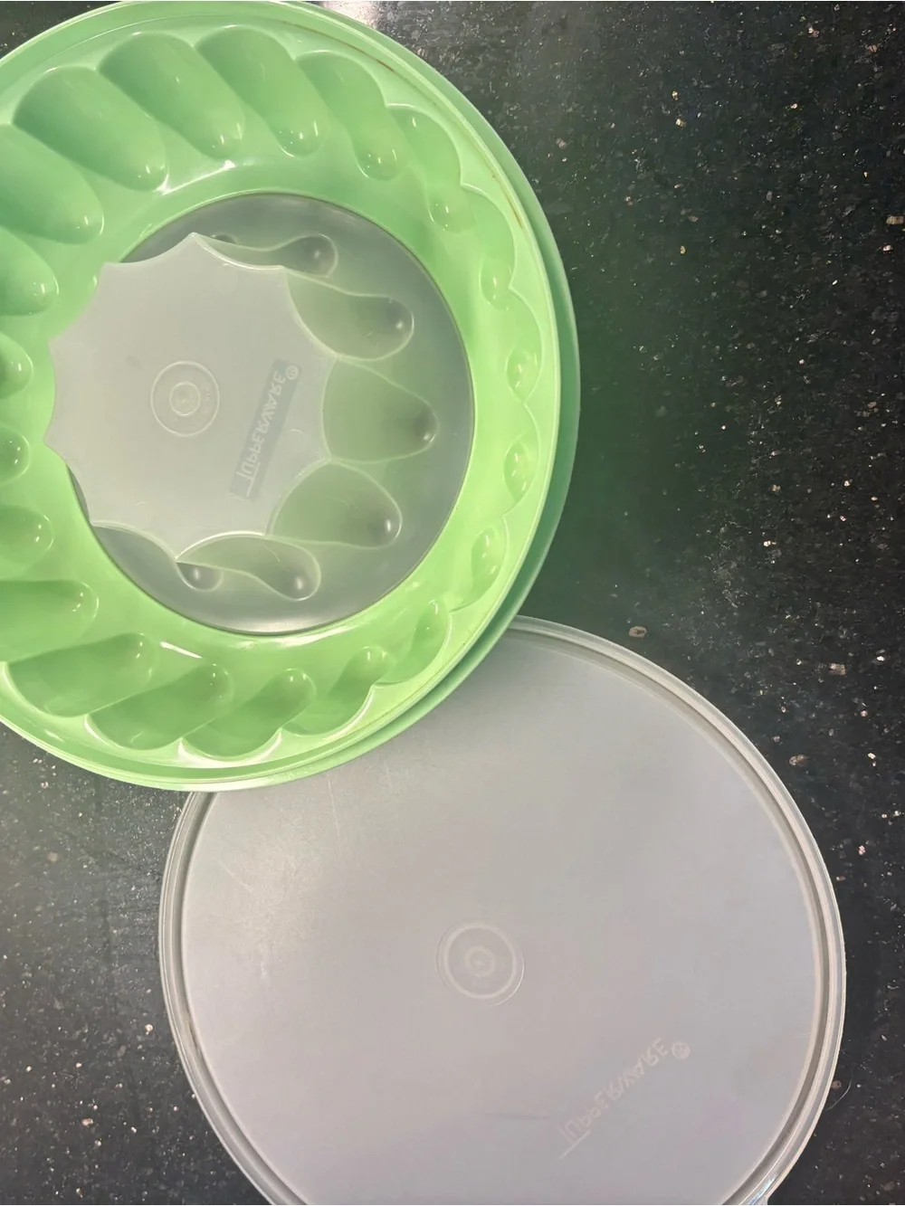 Tupperware molded plastic